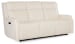 Nelson - Zero Gravity Power Sofa With Power Headrest And Lumbar - White