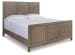 Chrestner - Gray - King Panel Bed