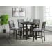 Amherst - Counter Height 5 Piece Dining Set-Table And Four Side Chairs - Walnut