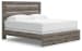 Graystorm - King Panel Bed - Brown Gray