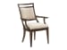 Silverado - Driscoll Arm Chair - Dark Brown - Fabric