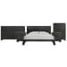 Allan - King 5 Piece Bedroom Set - Black