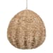 Kauri - 5 Light Wooden Bead Pendant - Brass / Woodtone