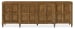 Melange - Nikos Credenza - Dark Brown