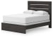 Hollivern - Dark Gray - Queen Panel Bed