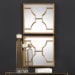 Misa - Square Mirrors (Set of 2) - Gold