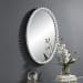 Serna - White Oval Mirror