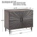 Shield - Oak 2 Door Cabinet - Gray