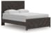 Prendonea - Charcoal - Queen Panel Bed