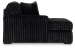 Midnight-Madness - 3-Piece Sectional With Laf Corner Chaise - Onyx
