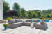 Bree Zee - 7-Piece Outdoor Sectional - Brown