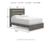 Graystorm - Queen Panel Bed - Brown Gray