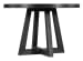 Chapman - Shou Sugi Ban Petite Round Dining Table - Black