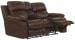 Positano - Top Grain Italian Leather Reclining Console Loveseat - Cocoa