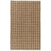 Serene - 1' x 1' Swatch Windowpane Chenille Area Rug - Natural