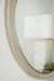 Cascade - Round Mirror - Light Brown