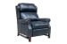 Thornfield - Push Thru The Arm Recliner - Blue