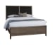 Woodbridge - California King Upholstered Bed with Black Fabric - Dark Cashmere