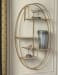 Elettra - Natural / Gold Finish - Wall Shelf