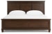 Danabrin - California King Panel Bed - Brown