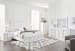 Chalanna - 8 Pc. - Dresser, Mirror, Chest, King Upholstered Storage Bed, 2 Nightstands - White