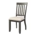 Stone - 7 Piece Dining Set, Table, 4 Side Chairs & 2 Parson Chairs - Smokey Walnut