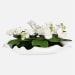 Opulence Orchid - Centerpiece With Bowl - White