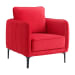 Rae - Chair - Lavish Red Velvet