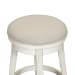 Modern Farmhouse - Console Swivel Stool - White