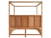 Weekender Coastal Living Home - Chatham Queen Poster Bed - Light Brown