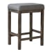 Hayden Way - Upholstered Console Stool - Gray