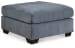 Marleton - Denim - Oversized Accent Ottoman