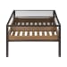 Silas - Coffee Table - Light Brown & Black