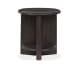 Upton - Shaped End Table - Coffee Bean