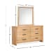 Laramie - Double Drawer Dresser With Landscape Mirror - Honey Wheat