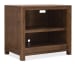 Driftwood - Open Shelf Cabinet - Worn Saddle