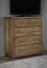 Dovetail - 5-Drawer Standing Dresser - Natural