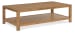 Cashiers - Large Rectangle Cocktail Table - Almond