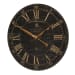 Bond Street - 18" Wall Clock - Black