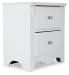 Exquisite - White - Two Drawer Night Stand