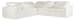 SS - Barefoot 5-Seat Sectional - White