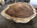 Live Edge - Coffee Table With Metal Base - Natural