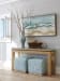 Newport - Harbor Raffia Console - Light Brown