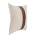 Villa Classics - Steam Pillow 26' x 26' - Natural/Kona Brown