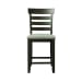 Colorado - Counter Side Chair With Cushion Seat (Set of 2) - Charcoal