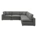 Cloud 9 - 5 Piece Sectional Sofa - Gray