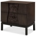 Modern Mosaic - Drawer Nightstand - Brown