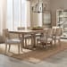 Proximity Place - 7 Piece Double Pedestal Table Set - Brown