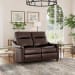 Elizabeth - Power Reclining Loveseat With Power Headrest - Brunette