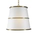 Triad - 4 Light Pendant - Brass / White